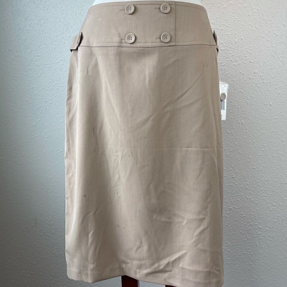 NWT Luciano Dante Tan Skirt Size 10